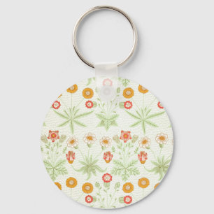Morris Daisy, klassisches Viktorianisches Blumenmu Schlüsselanhänger