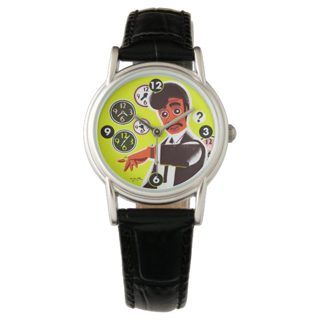 Morris Day What Time? Numberüberwachung Armbanduhr (Vorderseite)