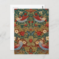 Morris - Erdbeerdieb #2 Blumenmuster