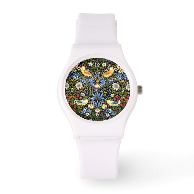 Morris - Erdbeerdieb, berühmtes Design Armbanduhr (Vorderseite)