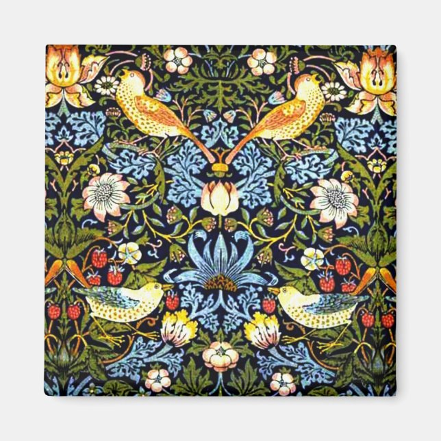 Morris - Erdbeerdieb Magnet (Vorne)