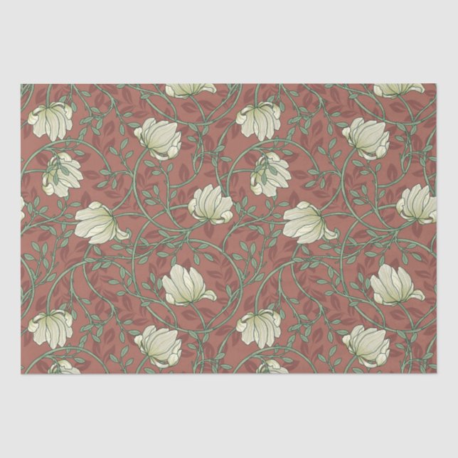 Morris Garden Floral Pattern Seidenpapier (Vorderseite)
