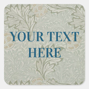 Morris-Hintergrund Quadratischer Aufkleber