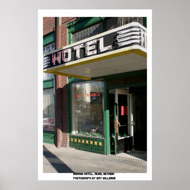 Morris Hotel, Reno, Nevada Poster (Vorne)