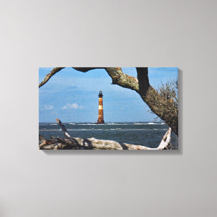 Morris Island Lighthouse Leinwanddruck