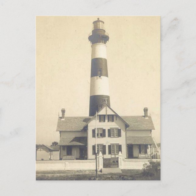 Morris Island Lighthouse Postkarte (Vorderseite)