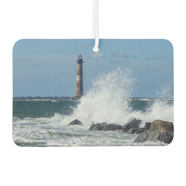Morris Island Lighthouse Splash Autolufterfrischer (Vorderseite)