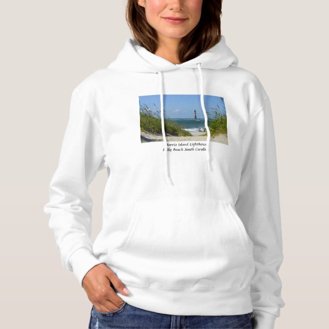 Morris Island Lighthouse Walkway Hoodie (Vorderseite)