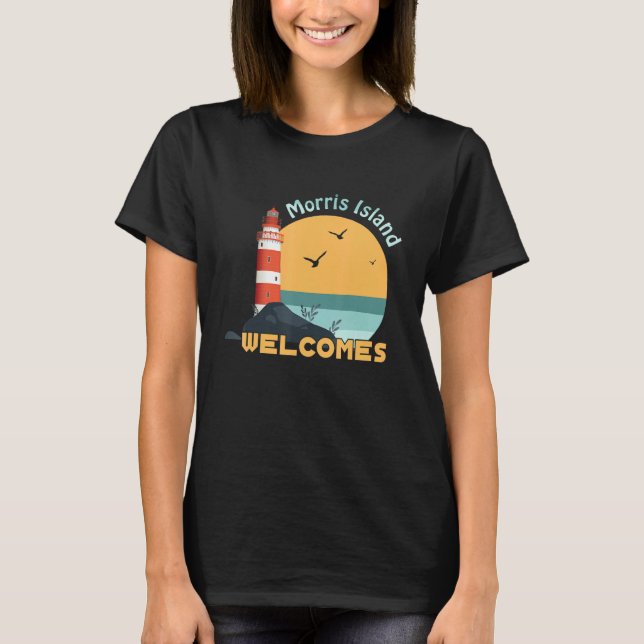 Morris Island Welcome Lighthouse The Lighthouse T-Shirt (Vorderseite)