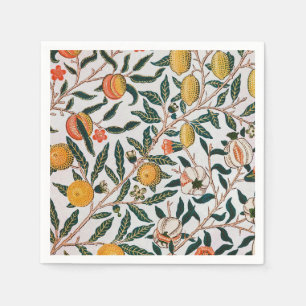 Morris Light Background Antikes Pomegrana Muster Serviette