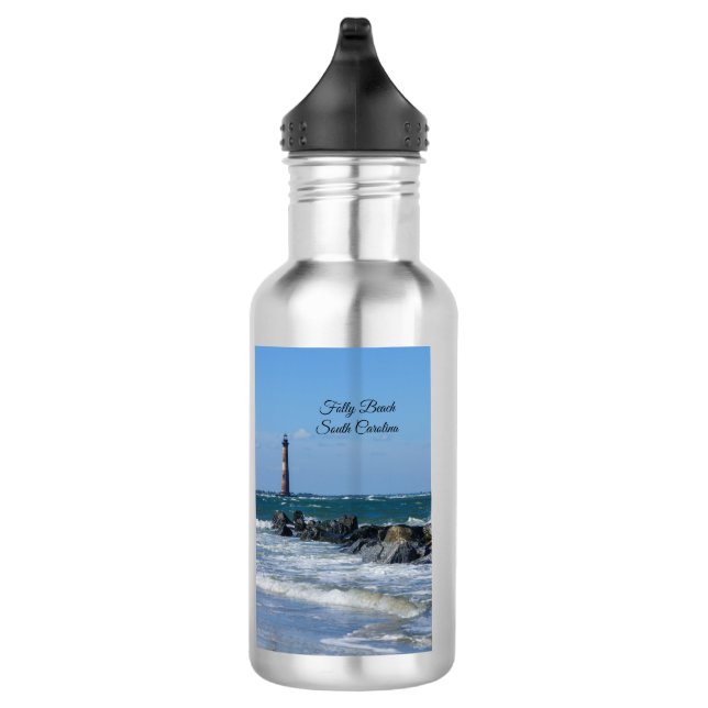 Morris Lighthouse Folly Beach Wasserflasche (Rechts)