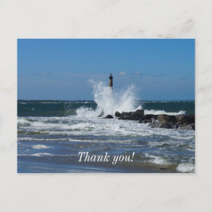 Morris Lighthouse Splash Postkarte