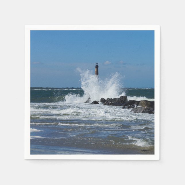 Morris Lighthouse Splash Serviette (Vorderseite)