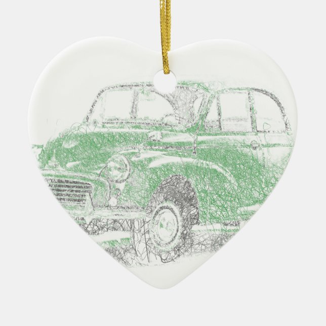 Morris-Minderjähriger (Biro) Keramikornament (Vorne)