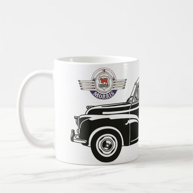 Morris Mini Car Vintager Wanderduck Kaffeetasse (Links)