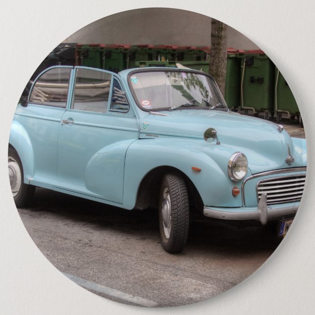 Morris Minor Convertible Tourist Button (Vorderseite)