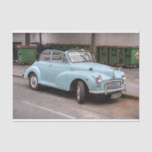 Morris Minor Convertible Tourist Seidenpapier
