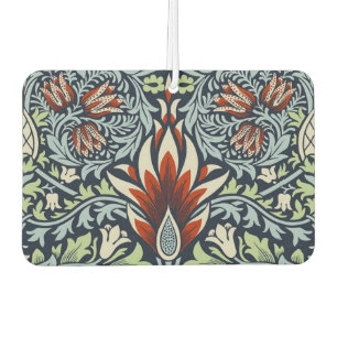 Morris Navy Blau Schlangenkopf-Blumenmuster Tapete Autolufterfrischer
