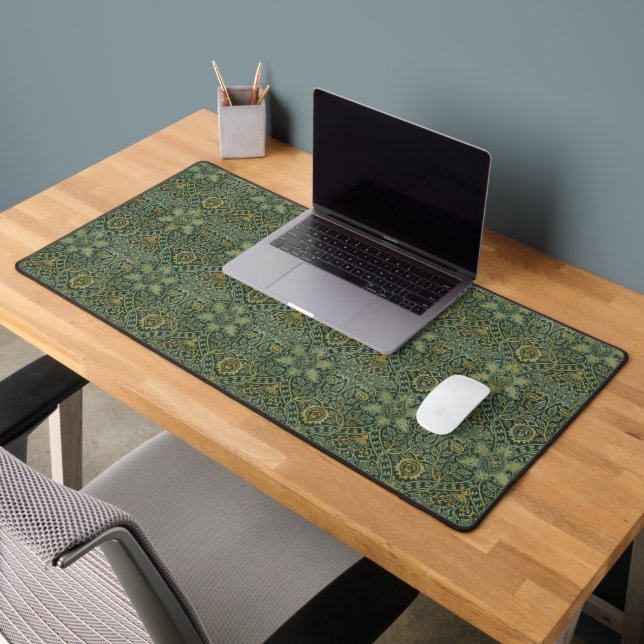 Morris Persian Elegance: The Ispahan Tepet Rug Schreibtischunterlage (Büro 2)