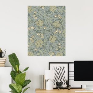 Morris Rebe und Jasmingarten-Blumen-Klassiker Poster