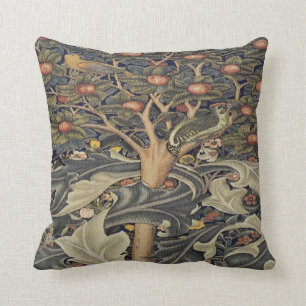 Morris-Spechttapisserie-Detailkissen Kissen