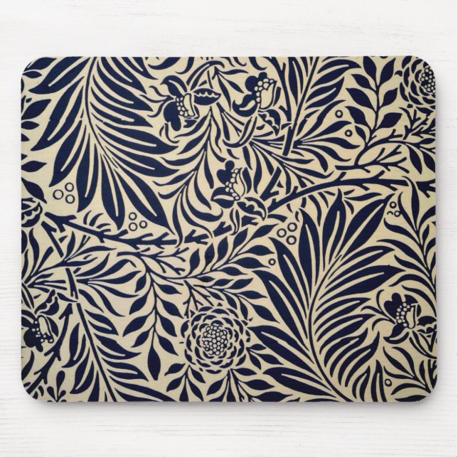 Morris - Spray - Marineblau Mousepad (Vorne)