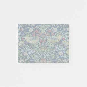 Morris Strawberry Thief Gelb Elfenbein Schieferbla Post-it Klebezettel
