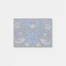 Morris Strawberry Thief Lavendel Purpur Rose Kunst