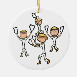 Morris-Tanz Keramik Ornament