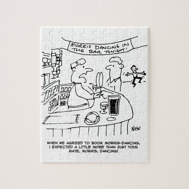 Morris Tanzen in Pub. Traditionelles Morris-Tanzen (Vertikal)