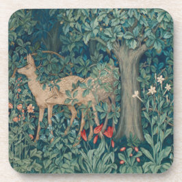 Morris Tapestry Forest Pair of Deer Getränkeuntersetzer
