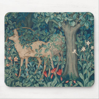 Morris Tapestry Forest Pair of Deer Mousepad