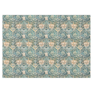 Morris Teal Blau Geißblatt Blumen Wallpaper Tischdecke