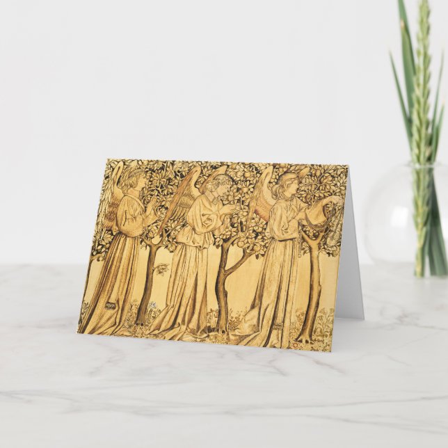 Morris - Verarbeitende Engel, schöne Kunst, Karte (Vorderseite)