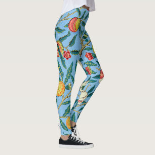 Morris - Vier Früchte, beliebtes Muster, Leggings