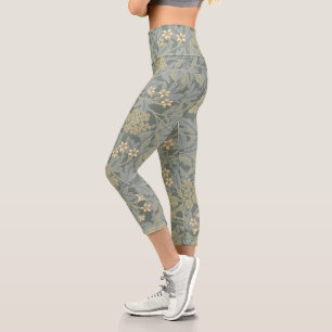 Morris Vine & Jasmine Garden Blume Classic Capri Leggings