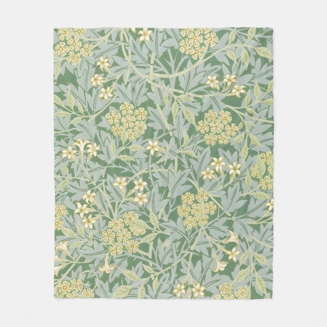 Morris Vine & Jasmine Garden Blume Classic Fleecedecke (Vorderseite)