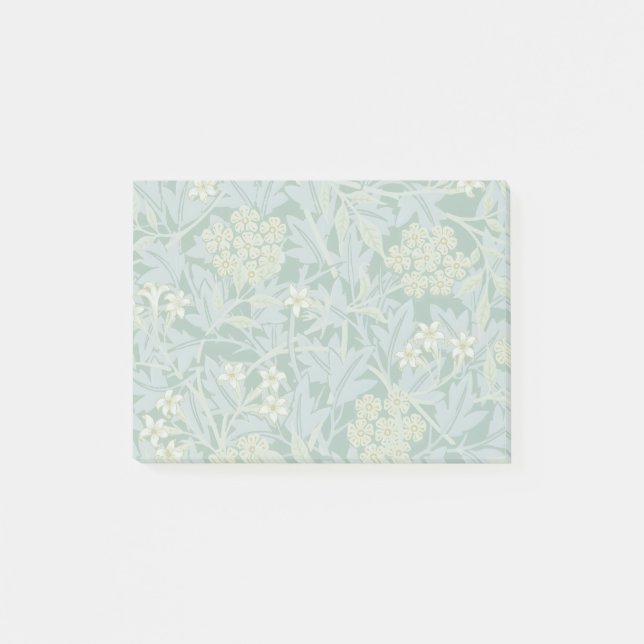 Morris Vine & Jasmine Garden Blume Classic Post-it Klebezettel (Vorderseite)