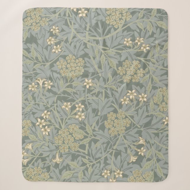 Morris Vine & Jasmine Garden Blume Classic Sherpadecke (Vorderseite)