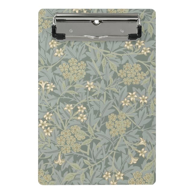 Morris Vine & Jasmine Garden Flower Classic Mini Klemmbrett (Vorderseite)