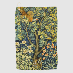 Morris Vintag Pheasant Eichhörnchen und Blume Must Golfhandtuch