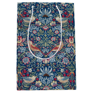 Morris - Vintages Erdbeerdieb-Blumenmuster Mittlere Geschenktüte