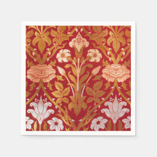 Morris - Vintages Muster für Rose & Lily Blume 189 Serviette