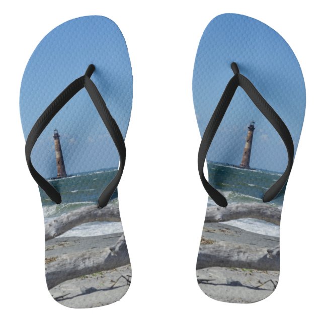 Morrisleuchtturm und -baum bleibt flip flops (Fußbett)