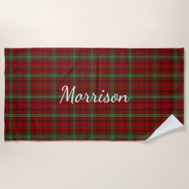 Morrison Clan Tartan Kariert Beach Towel Strandtuch