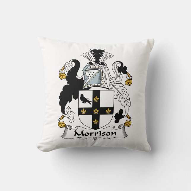 Morrison-Familienwappen Kissen (Vorderseite)