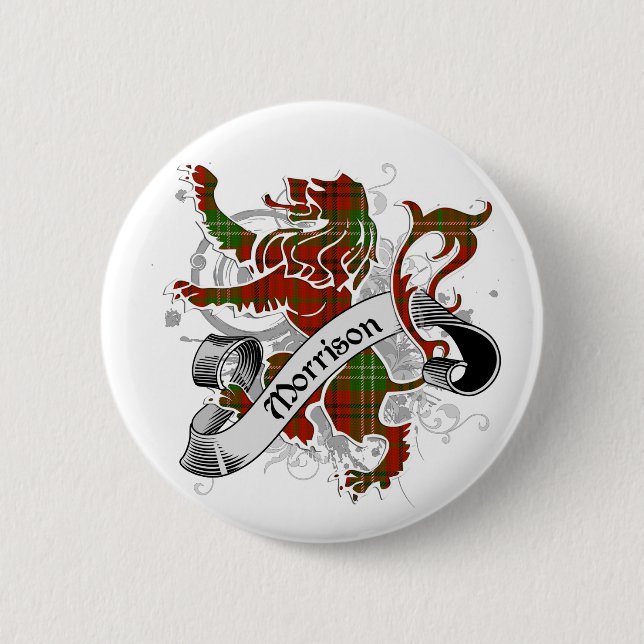 Morrison Tartan Lion Button (Vorderseite)