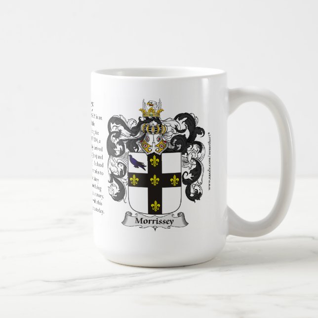 Morrissey Familien-Wappen Kaffeetasse (Rechts)