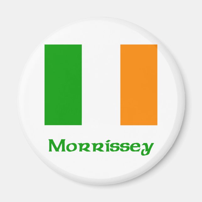 Morrissey Irish Flag Magnet (Vorne)