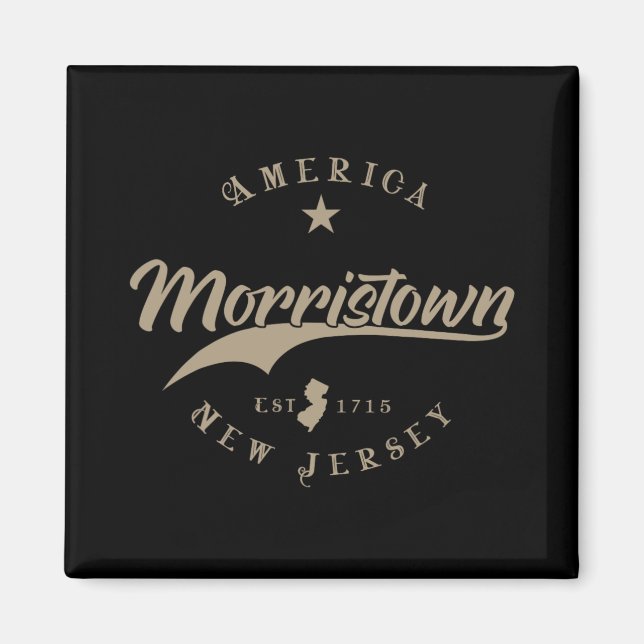 Morristown New Jersey  Magnet (Vorne)